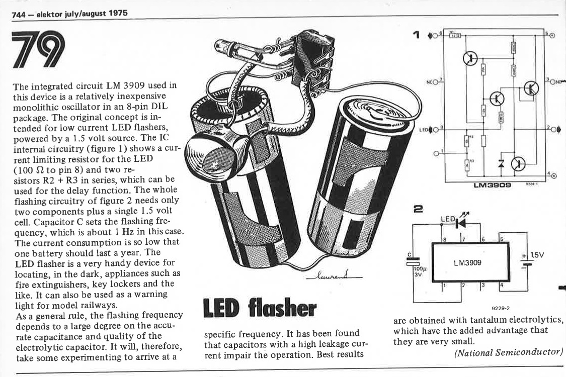 flasher, LED