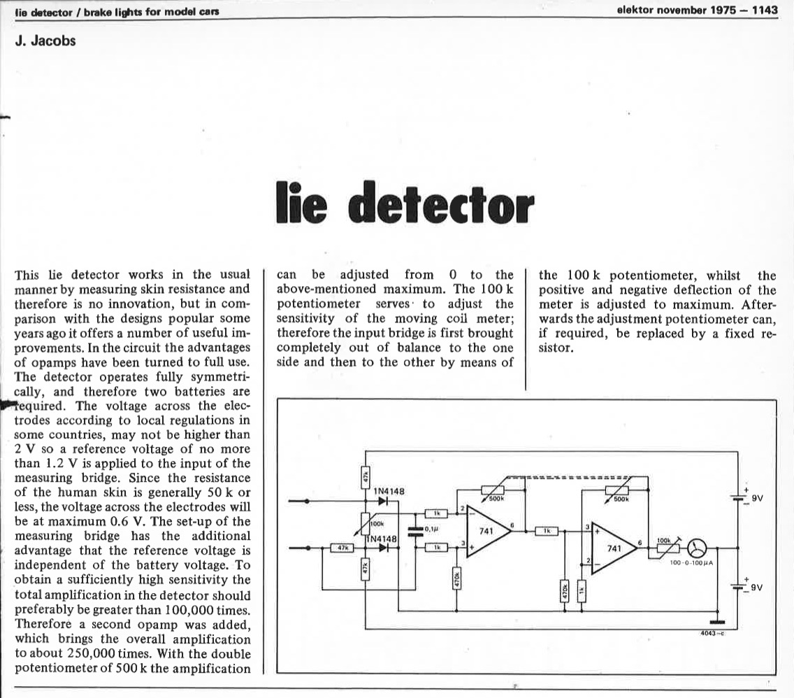 lie detector