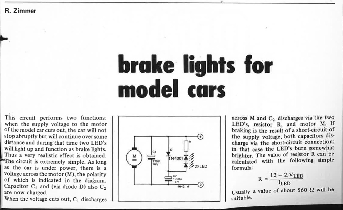 brake I ights for model cars