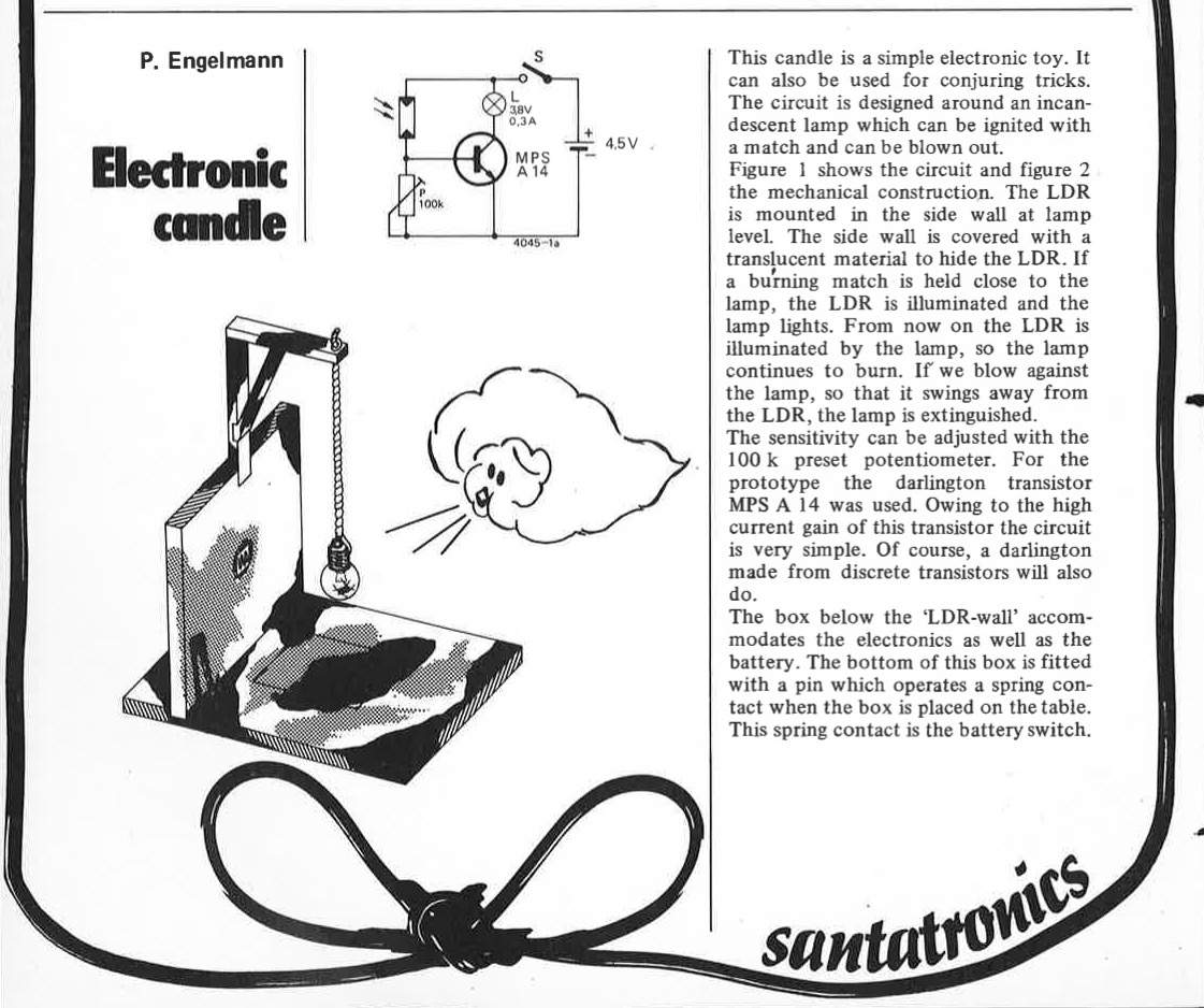 electronic candle