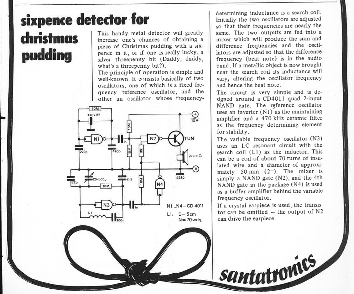 sixpence detector