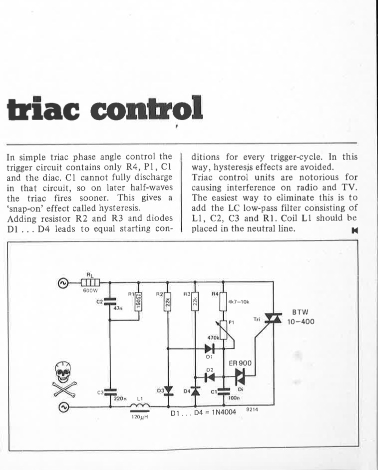 triac control