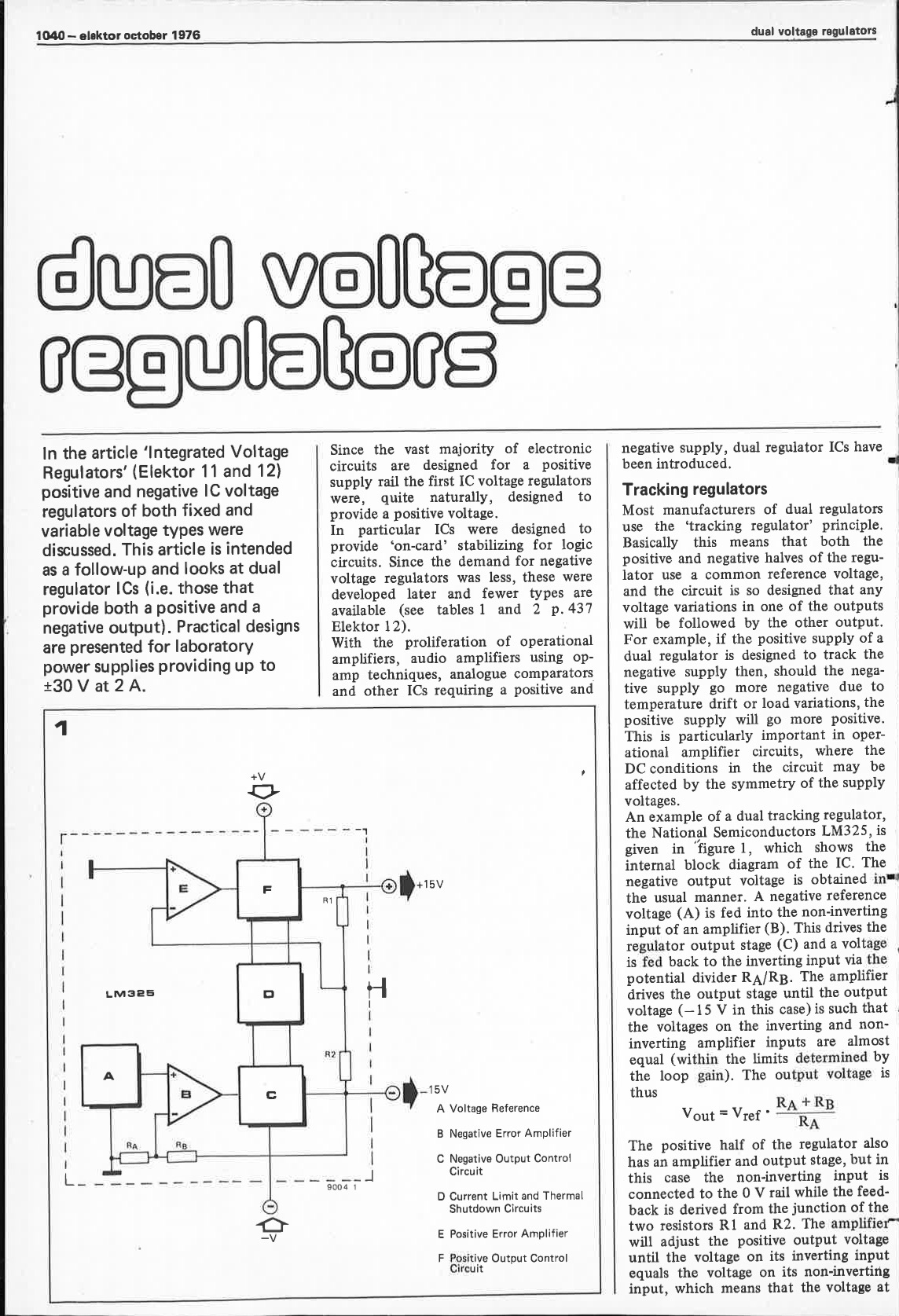 dual voltage regulators
