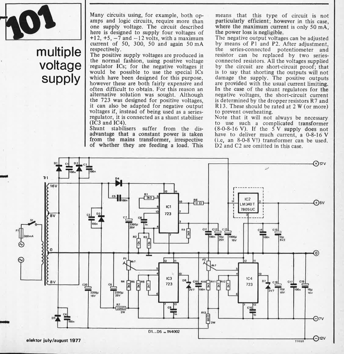 multiple voltage supply