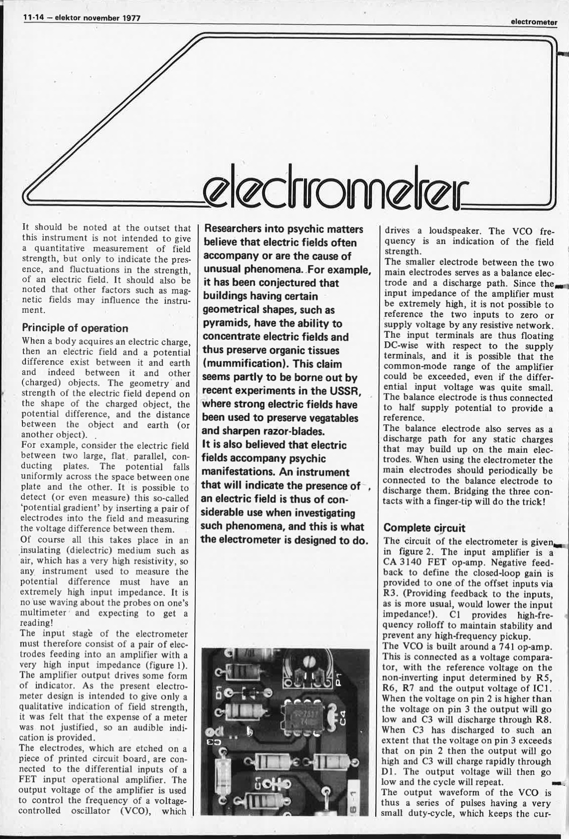 electrometer