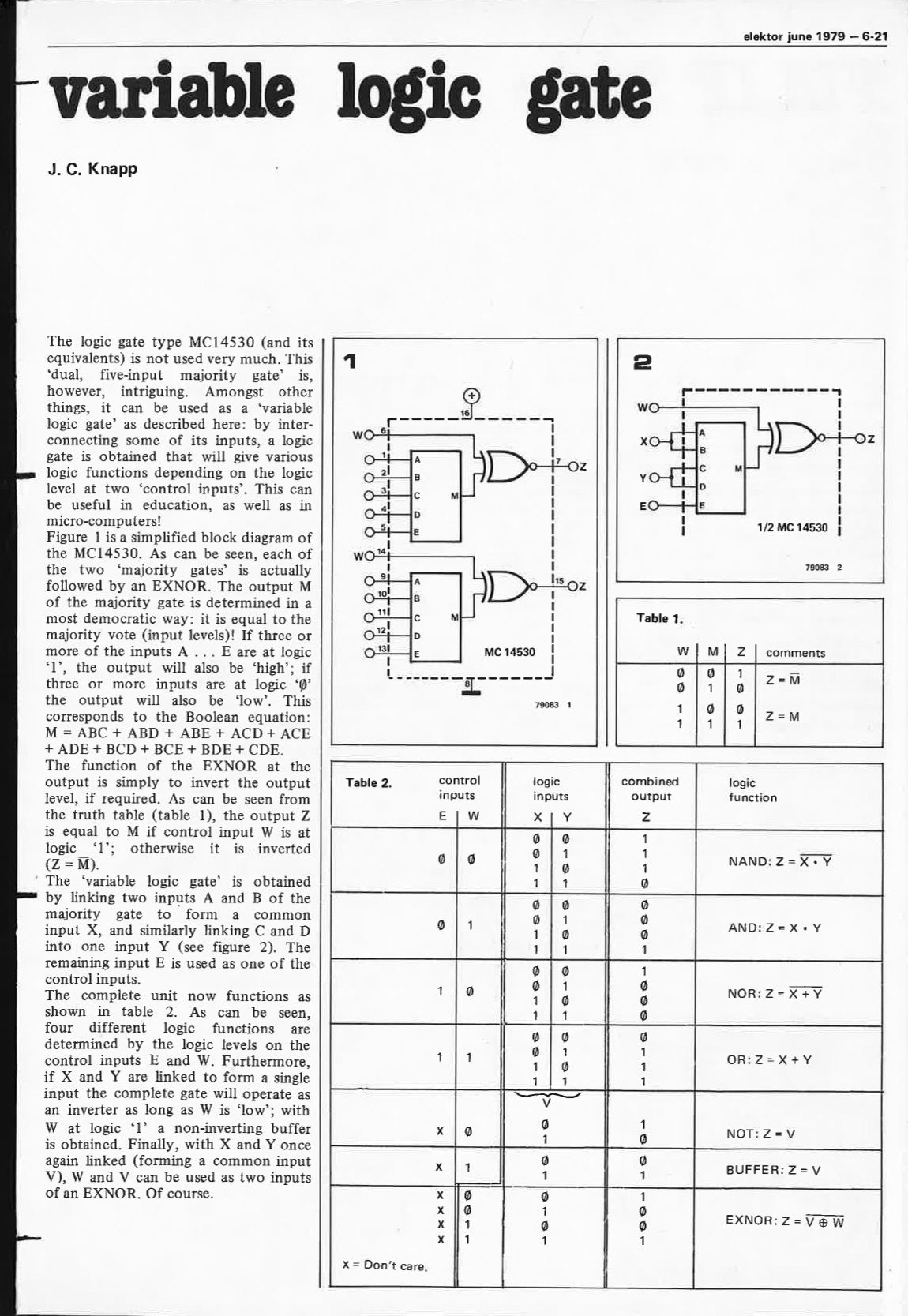 variable logic gate