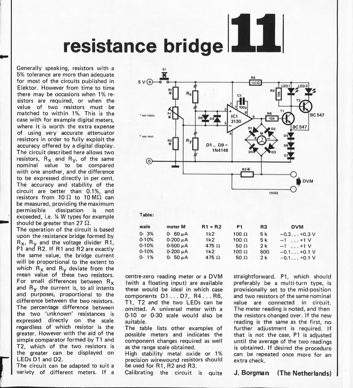 resistance bridge