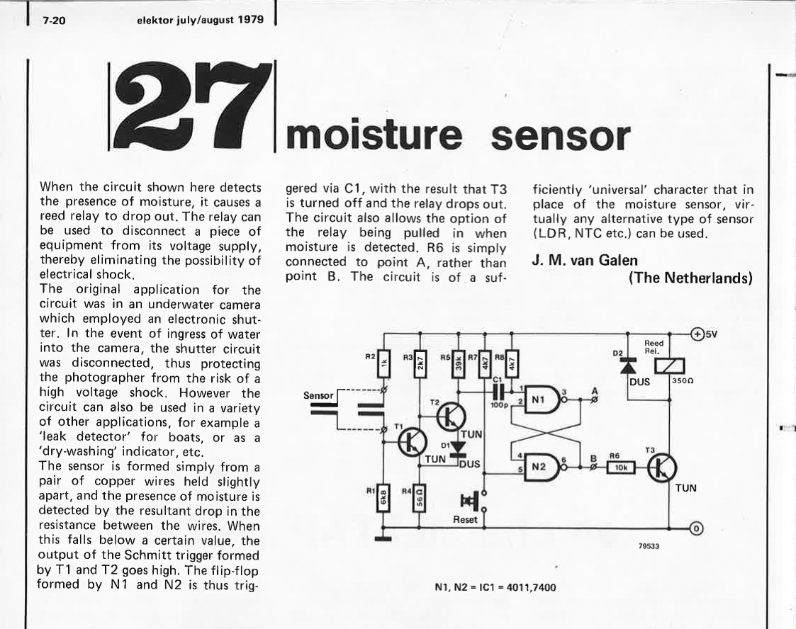moisture sensor