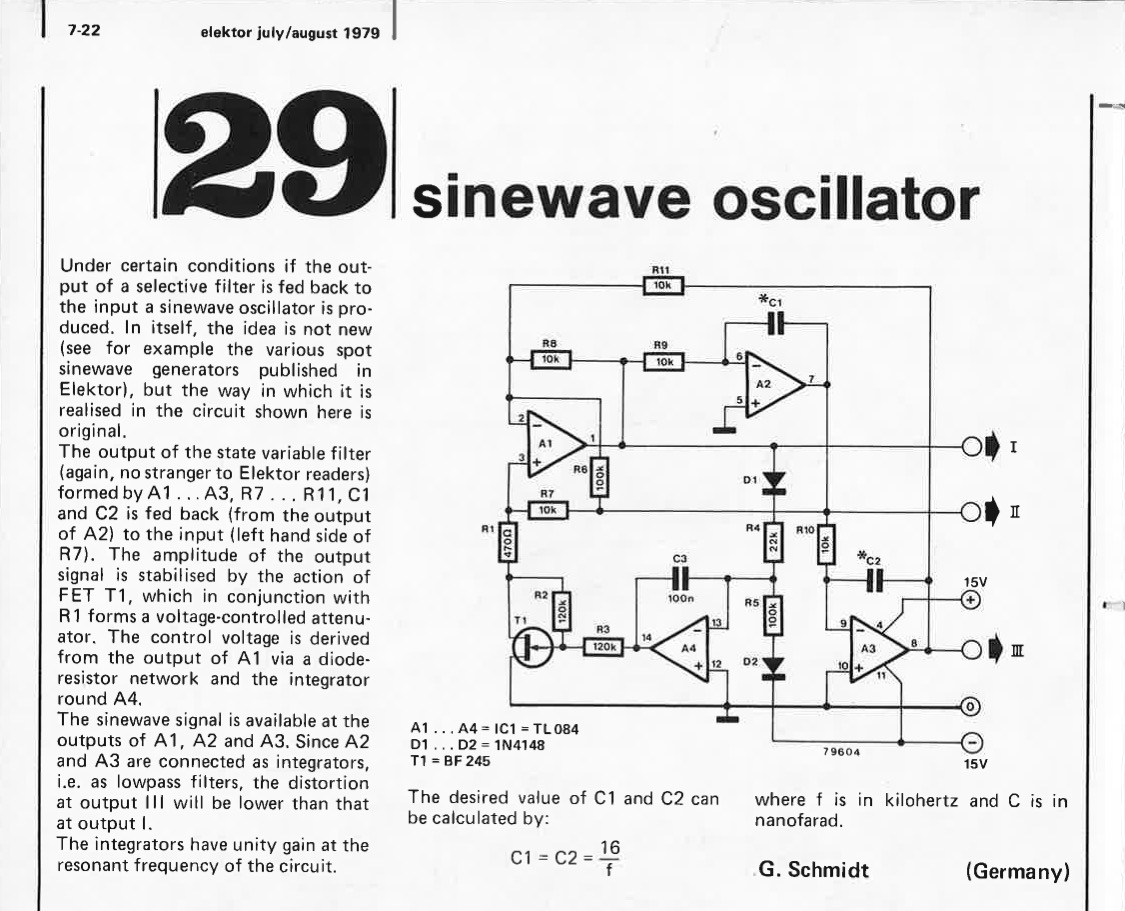 sinewave oscillator