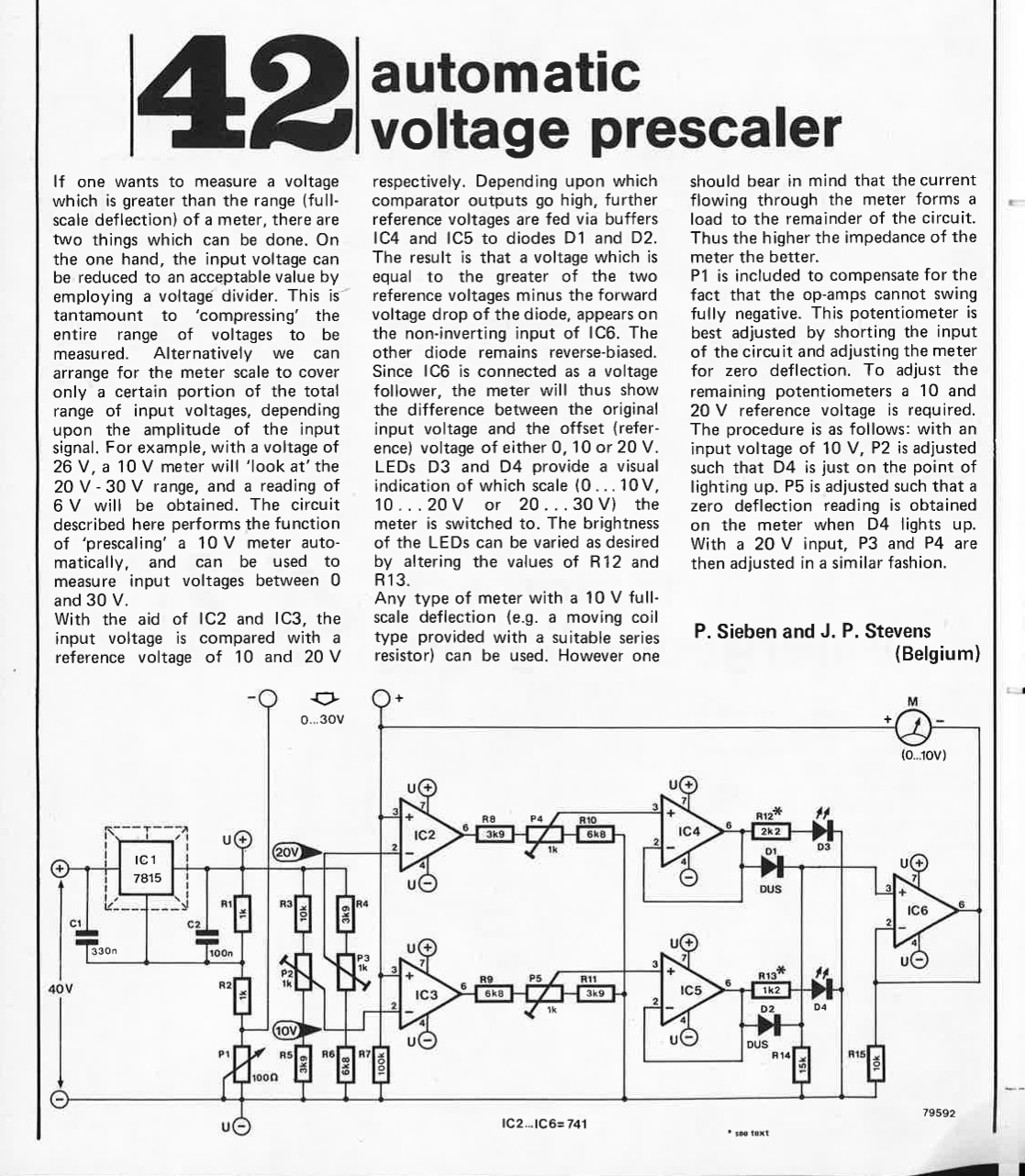 voltage prescaler