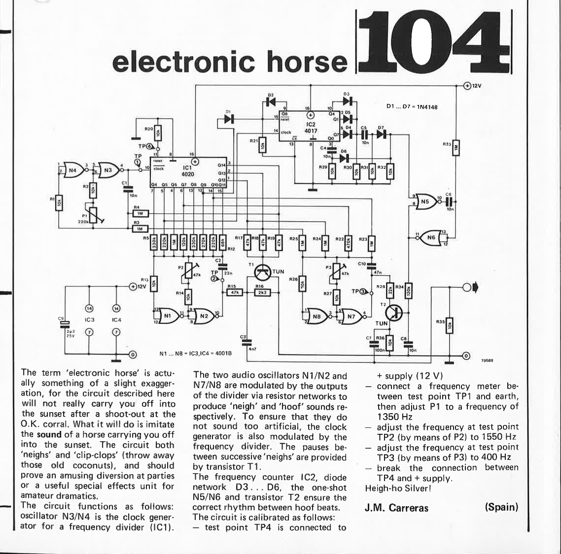 electronic horse