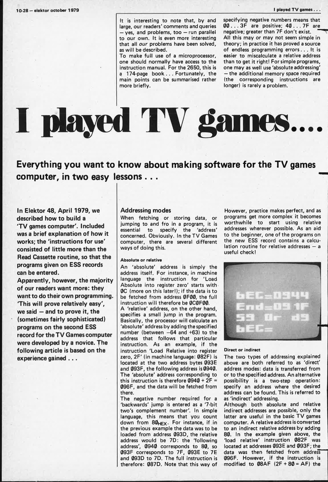I played TV games (1)