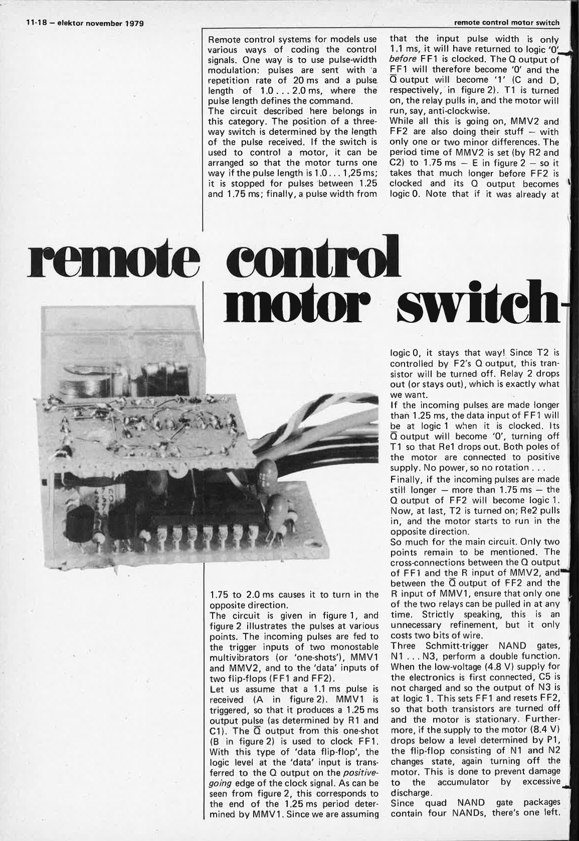 remote control motor switch