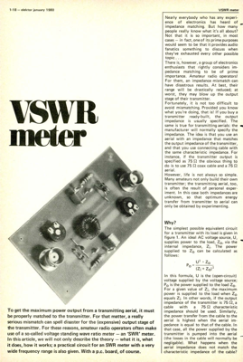 VSWR meter