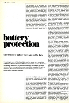 battery protection - Don't let your battery leave you in the dark