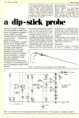 dip-stick probe