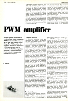 PWM ampifier