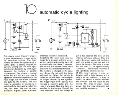 automatic cycle lighting