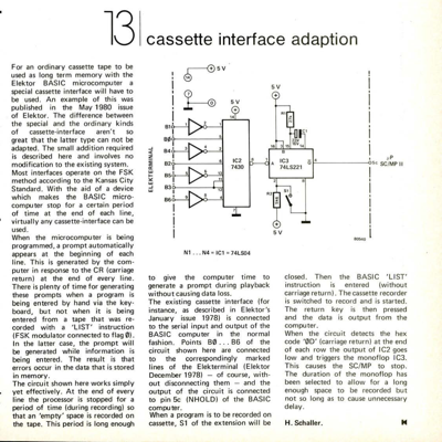 cassette interface adaption