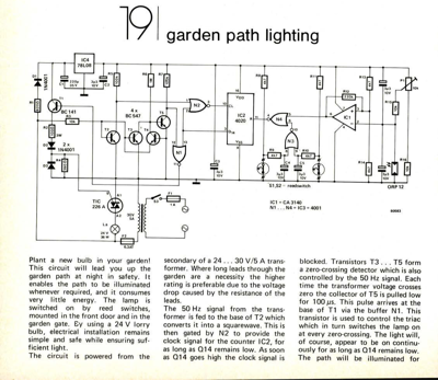 garden path lighting