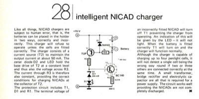 intelligent NiCad charger