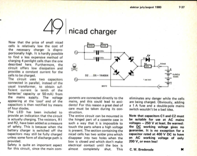 NiCad charger