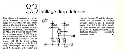 voltage drop detector