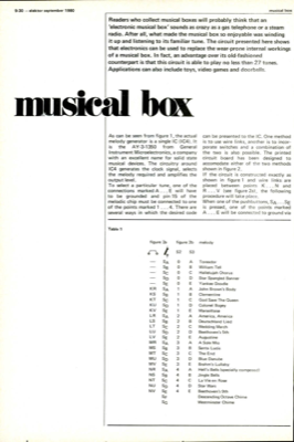 musical box