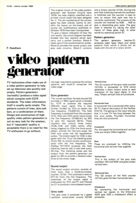 video pattern generator