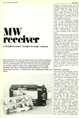 medium wave receiver