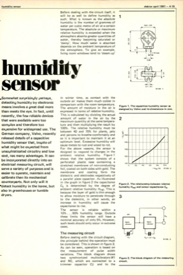 humidity sensor