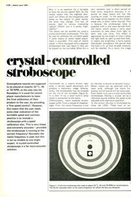 crystal controlled stroboscope