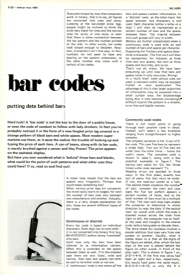 bar codes
