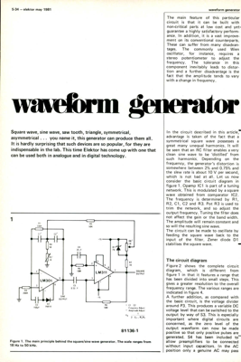 wave form generator