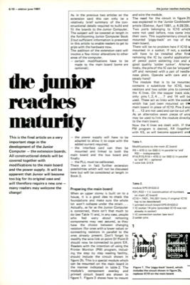 the juniro reaches maturity