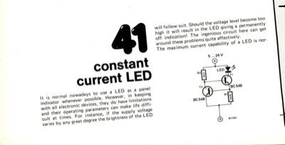 constant current LED