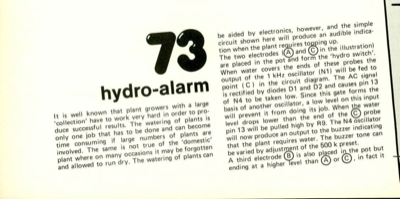 hydro alarm