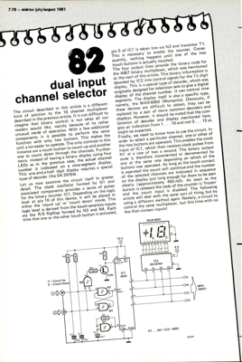 dual input channel selector