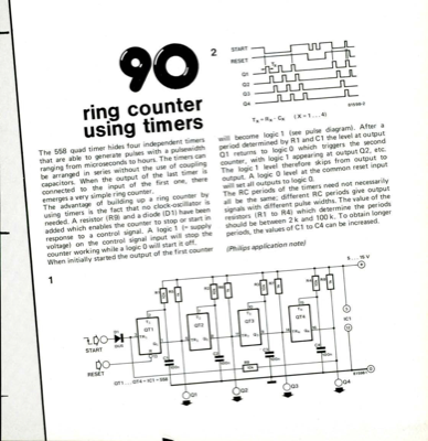 ring counter using timers