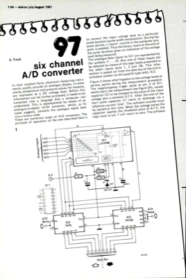 six channel A-D converter