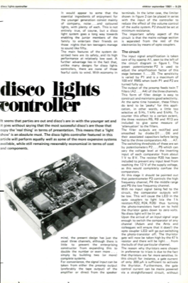 disco lights controller