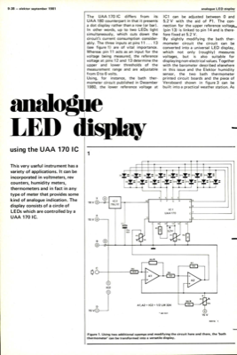 analogue LED display