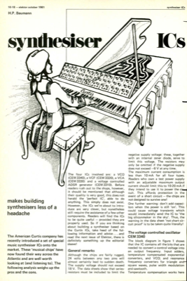 synthesiser IC's