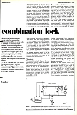 combination lock