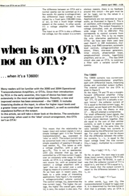 When is an OTA not an OTA - when it's a 13600!