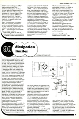 Dissipation limiter - energy saving circuit