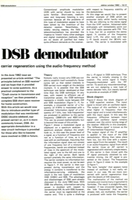 DSB demodulator - electronic rotating field direction indicator