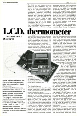 LCD thermometer - accurate to 0.1 of a degree