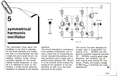 symmetrical harmonic oscillator