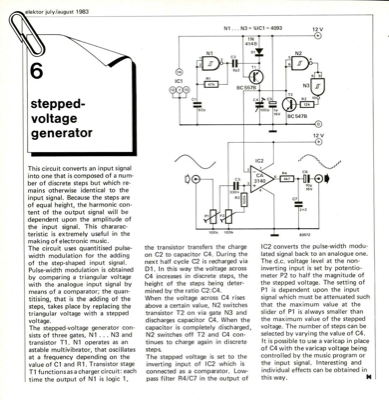 stepped voltage generator